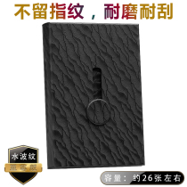 Push business card box portable business lady exquisite high-end business card holder large capacity Mens storage box portable