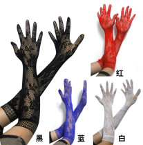 Resistant ST01 long sleeve gloves mesh gloves etiquette jacquard gloves sex toys five-color SM SM