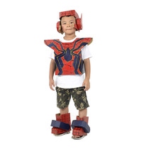 Childrens armor wearable robot carton board handmade diy kindergarten character Superman armor model