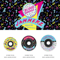 Imported Blood-Orange skateboarding wheel Jammerz 82A brush street slide wheel 1985
