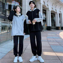 Junior High School uniform set autumn coat college style high school students class uniforms Primary School students Korean Games clothing customization