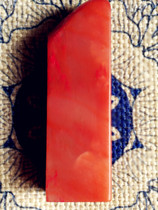 Natural Bahrain Blood Stone Frozen Seal (Dahongpao Hongyun Dangtou) Red Yan Eating Changchang Laos Tianhuang