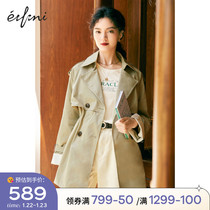 Evelyn 21 years new winter clothes long temperament thin windbreaker female small thin