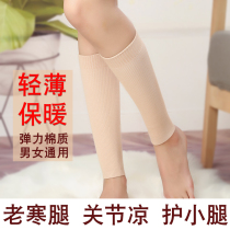 Pure cotton summer calf protection to keep warm men and women thin air-conditioned room leg protection ankle protection ankle sports socks cold protection