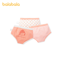 Balabala girls panties cotton triangle girls shorts sweet (three pieces)