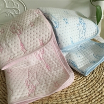 Micro Blemish Baby Boy Pure Cotton Sepp Urine Mat Anti Slip Clip Cotton Sepp Urine Waterproof Mat Lady Physiological period cushion 50 * 70 washable