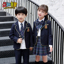 Kindergarten Garden clothes autumn fitted with new Inn wind suit Three sets of childrens class uniforms South Korean Elementary school uniforms suit