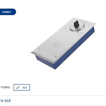 Original CROWN floor spring N-818 glass door floor spring framed door floor spring with accessories