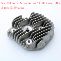 128cc cylinder head Bws 100 Axis Aerox Nitro YW100 Zuma 100cc cylinder head cover