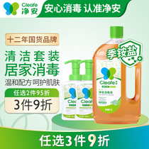 Jing An home disinfection and sterilization set household disinfectant 1L foam hand sanitizer 300mL * 2 Original flavor