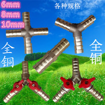 Liquid gas steel bottle out-of-two-interface conversion copper connector coal gas tank three-way valve low pressure high-pressure double pressure reducing valve