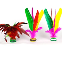 Competition Shuttlecock adult children fitness big flower shuttlecock chicken feather shuttlecock color goose feather shuttlecock handmade Sports School