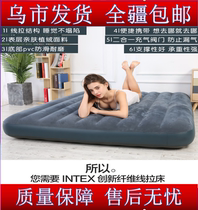 Single double air bed Flocked Inflatable mattress portable outdoor inflatable cushion air cushion bed Xinjiang