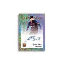 2021 Donruss style star card Basa Messi seal refraction flash card