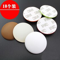 Shift door buffer glass gasket buffer thickened anti-collision door durable round silicone door top pad cushion cushion muffler reduction