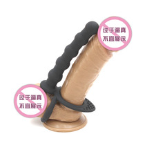 Female back massage orgasm male anal artifact masturbation stick chrysanthemum anal plug sex toys durable lock ring