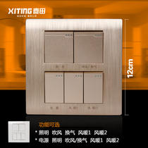 120 type white bath panel gold five open 6 open air heating 5 joint length width 12 cm hole distance 8 5