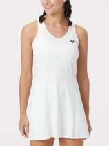 Spot Special Yonex Womens Dress - White Womens Tennis Quick Dry Dress with Bottoms