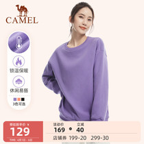Camel sport sweatshirt ladies hooded sweatshirt 2022 spring new stylish loose round collar casual comfort blouses woman