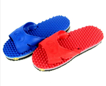 Taiwan men and women beauty brand home slippers thick soled non-slip shoes massage shoes home Sandals sandals blue and red