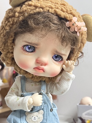 taobao agent [STO DOLL | Qi Drum] Big head baby resin turning the head