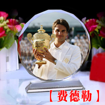 Federer around the doll doll poster souvenir to send boys friends classmates tennis fans birthday gifts