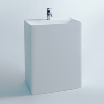 Wash basin artificial stone column basin Art Wash Basin Integrated 0 6 m square BS-8504