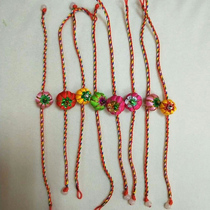 End Afternoon Five Colorful Red Rope Flowers Flowers Rope Colored Rope Bracelet Qingyang Incense Bag Chinese gift folk handicraft