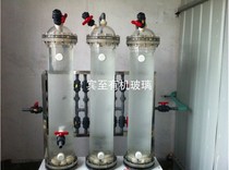 High transparent plexiglass ion exchange column diameter 400mm anion and cation exchange bed customized