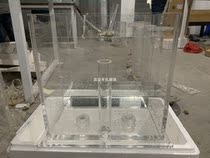High transparent plexiglass sandbox acrylic desert sandbox plexiglass soil experiment customization