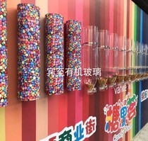 Acrylic candy box plexiglass candy box Net red chocolate box Net red miscellaneous grains rotating food dispenser