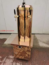 Mini tank type double-head water-cooled draft beer machine Beer refrigeration preservation machine Beer refrigerator Commercial beer machine