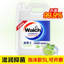 Velux Foam Hand Sanitizer 5L Lime Ying Health Bacteriostatic Moisturizing Supplement Replacement Family School Hotel