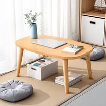 Tatami small table home bedroom Nordic floating window small coffee table window sill Kang table low table sitting Japanese coffee table table table