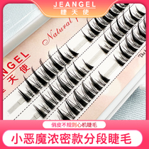 Mascara Sectional Small Devil False Eyelash Natural Thick Simulation Graft Cos Comic Eye Single Cluster Mill Tip