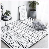 Childrens live photography props ins Wind Nordic black and white strip letter mat photo tour wedding decoration blanket