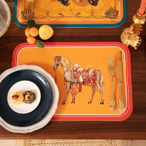 Eurostyle light extravagant dining mat waterproof and anti-washable heat insulation cushion leather table cushion Western dining cushion bowl tray cushion PVC anti-burn