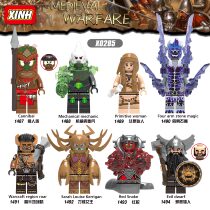 Xinhong X0285 Medieval War Cannibal Mechanical Virus Soldier Evil Dwarf Warcraft Assemble Building Block Man