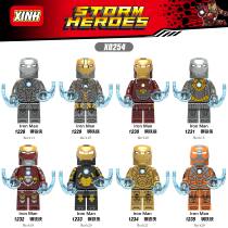 Xinhong X0254 Superhero Series Iron Man Assemble Building Block Man Educational Toy