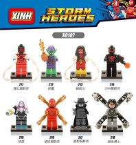 X0107 Xinhong BUILDING BLOCKS Scarlet Spider-man Future Spider-man Dr Octopus Spider-woman Green Devil assembly minifigure