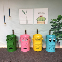 Zimu kindergarten washbasin color children washbasin cartoon school column wash industrial wind washbasin creative