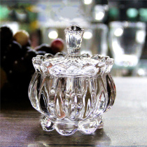 Crystal glass ashtray creative personality trend mini ashtray fashion modern ins household ashtray