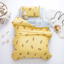 Kindergarten quilt Three sets of quilt cover pure cotton baby entrance to the garden nap quilted by children bedding six sets of bedding