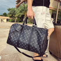  Portable travel bag mens short-distance duffel bag large-capacity travel boarding bag business travel bag Business shoulder oblique large bag