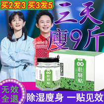 Wormwood belly button weight loss to cold and wet lazy people reduce small Belly Belly Big Belly thin artifact men and women stickers