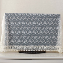 2021 European style lace TV cover cloth embroidered 55-inch TV dustproof cloth household simple TV cover
