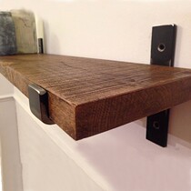 Wall shelf single partition wall bookshelf solid wood shelf living room decoration frame Wall Wall wall rack