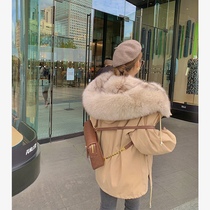 CC fur snow mountain Pike clothing big hair collar real hair detachable otter rabbit liner young new fur coat womens winter