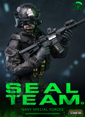taobao agent Spot MINITIMES TOYS 1/6 Soldiers M013 Sealteam Seal Captain K9 Night Jump