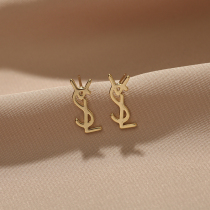 Delicate Little Earrings 2023 New Wave Advanced Sensation Temperament Famous earrings French style retro little fragrant wind earrings
